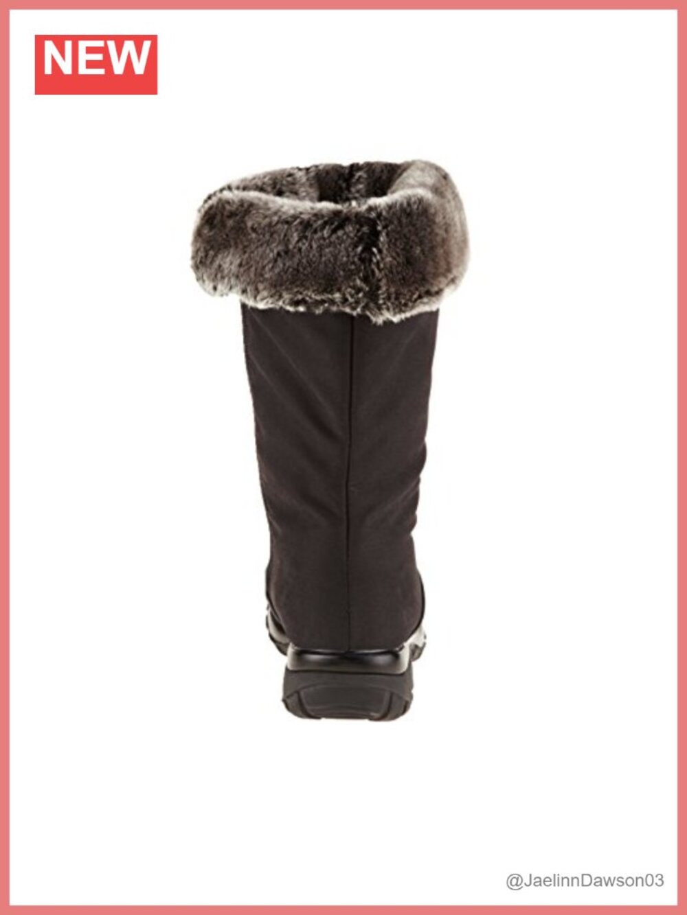 Waterproof Mid-Calf Boots Calf High Zip Leather Lined - Picture 3 of 5